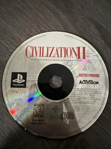 Civilization II Sony PlayStation 1 PS1 Video Game Activision - DISC ONLY Tested