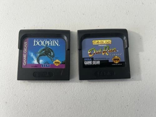 SEGA U.S. Gold Ecco the Dolphin Out Run Europa Sega Game Gear Cartridges 1992