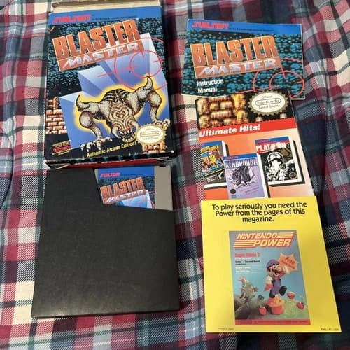 Blaster Master (Nintendo NES) CIB W Protector - Tested - Free Shipping