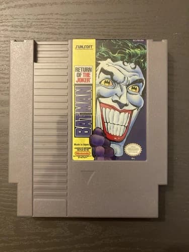 Batman: Return of the Joker Nintendo NES OEM Video Game Cartridge Only Tested