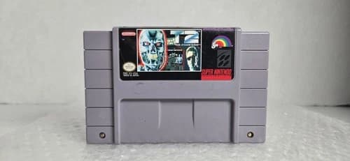 T2 The Arcade Game Terminator 2 Super Nintendo SNES Cartridge Tested Cleaned LJN