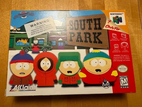South Park N64 Game Complete in Box with Manual Nintendo CIB