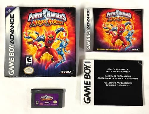 Power Rangers: Ninja Storm (Nintendo Game Boy Advance, 2003) GBA Complete CIB
