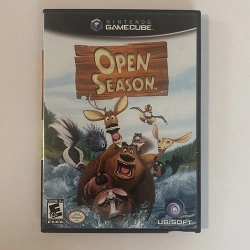 Open Season Nintendo GameCube, CIB With Manual, Black Label. Tested and Working