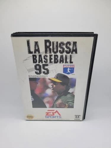 La Russa Baseball 95 (Sega Genesis, 1994) CIB Complete W/ Manual - Tested