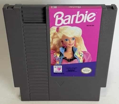 BARBIE - NINTENDO NES - CART ONLY *TESTED & WORKING*