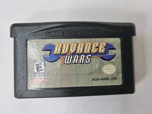 Advance Wars GBA Authentic Tested Working Nintedo Gameboy Advance