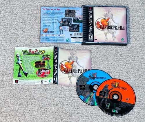 Valkyrie Profile (Sony PlayStation 1, PS1) - Complete CIB - Very Nice Shape