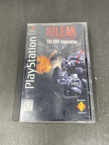 Kileak: The DNA Imperative (Sony PlayStation 1, 1995) Long Box CIB W/ Reg NOTE!!
