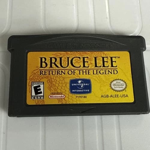 Bruce Lee: Return of the Legend (Game Boy Advance) Authentic Tested Works GBA