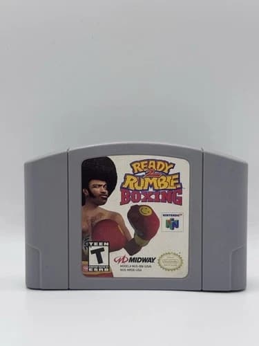 Ready 2 Rumble Boxing (N64 1999) Authentic Cart - Clean - Tested - Working.