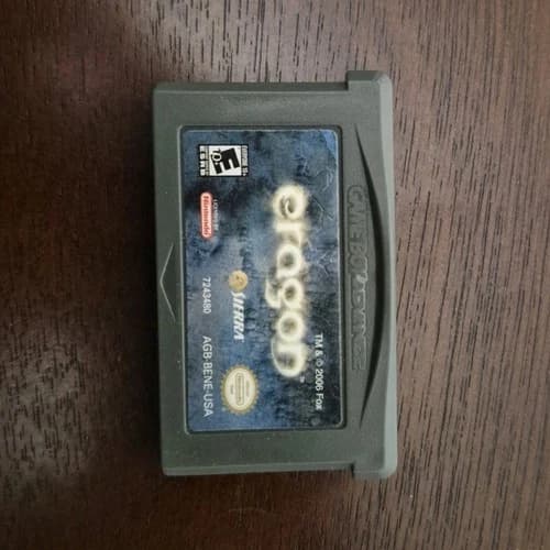 Eragon Nintendo Game Boy Advance Sierra Role Playing 2006 Tested Works