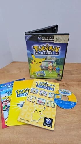 Pokémon Channel (Nintendo GameCube, 2003) Complete With Manual - No Cards