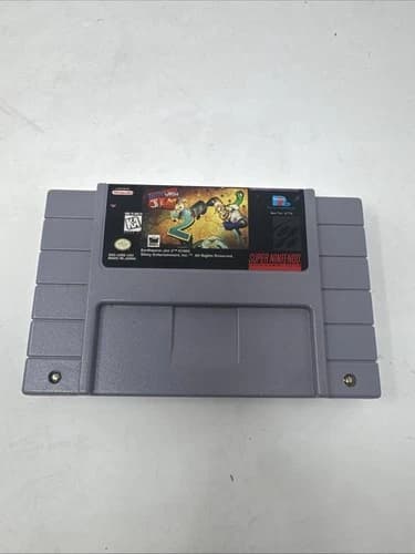Earthworm Jim 2 Super Nintendo Game Authentic SNES Cartridge Only