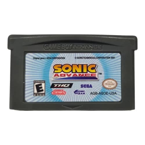 Sonic Advance For Game boy Advance GB-GBA-NDS Fast Shipping Tested 2002