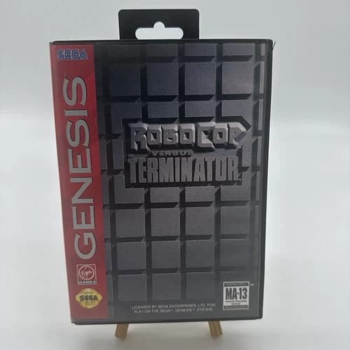 RoboCop vs the Terminator Sega Genesis CIB Complete TESTED