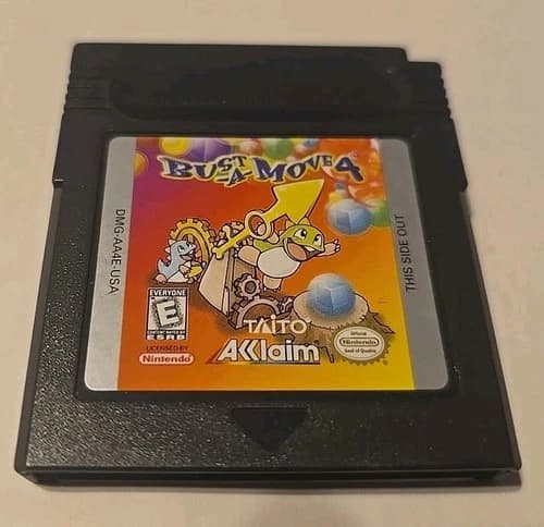 Bust A Move 4 (Game Boy Color GBC, 1999) *Cart Only* Authentic Tested & Cleaned!