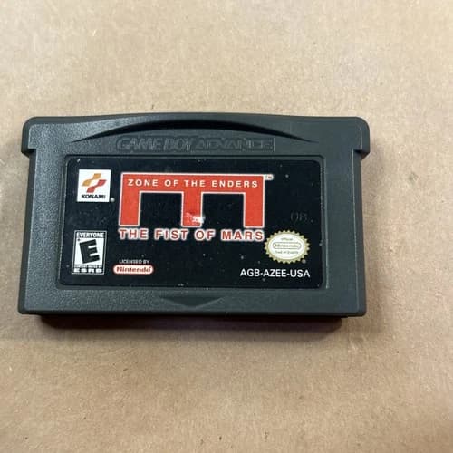 Zone of the Enders The Fist of Mars Nintendo GameBoy Advance 2002 SP KONAMI C