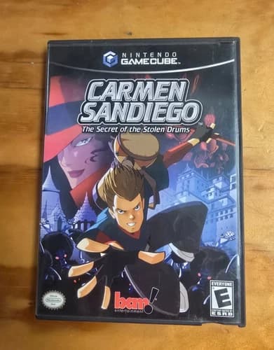 Carmen Sandiego The Secret of the Stolen Drums - GameCube - with manual - CIB