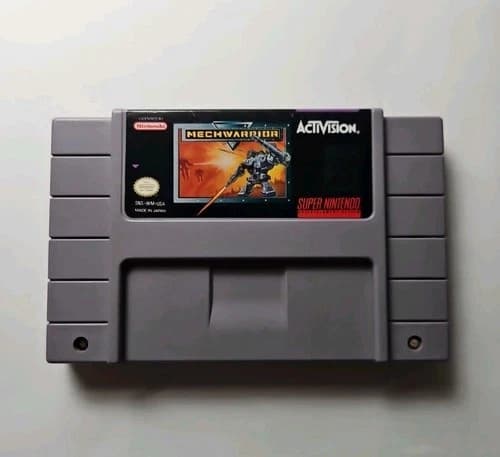 Mech Warrior Super Nintendo SNES Cartridge Only Authentic Free Shipping In 🇨🇦