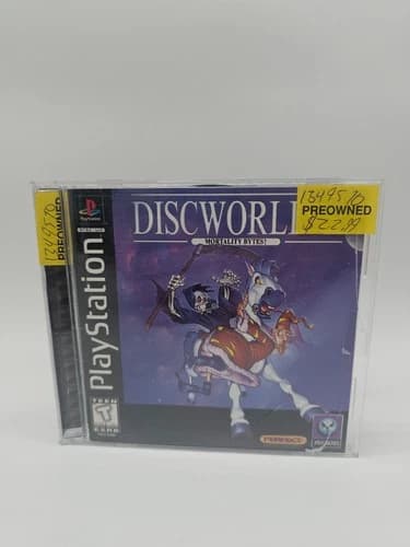 Discworld 2 Mortailty Bytes CIB PS1 With Reg!