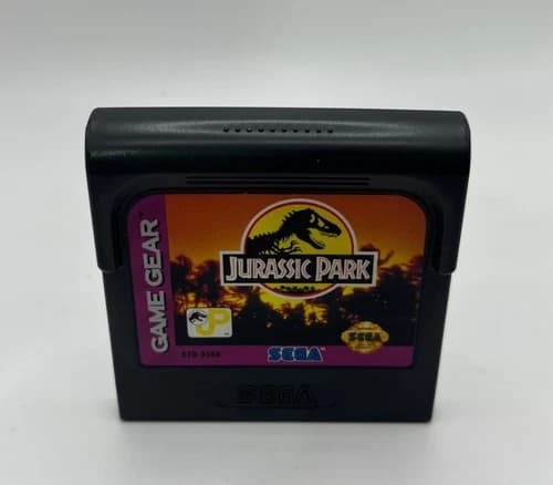 Jurassic Park Sega Game Gear Working Game Used Original Vintage
