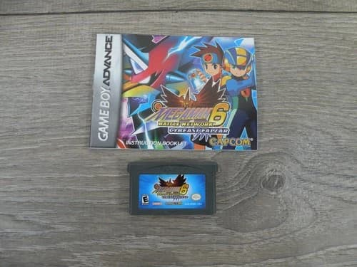 Mega Man Battle Network 6 Cybeast Falzar Game Boy Advance Video Game RPG