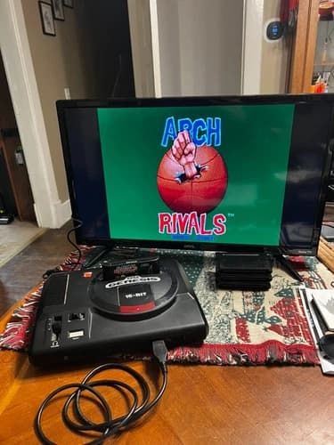 Arch Rivals (Sega Genesis, 1989) cart only clean tested working authentic
