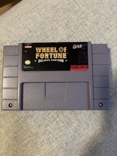 Wheel of Fortune Deluxe Edition (Super Nintendo SNES 1993)