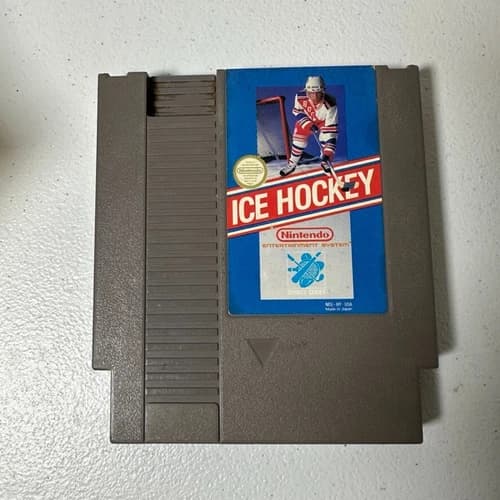 VINTAGE Ice Hockey NES Nintendo Game Authentic Cartridge Original Sports Rare