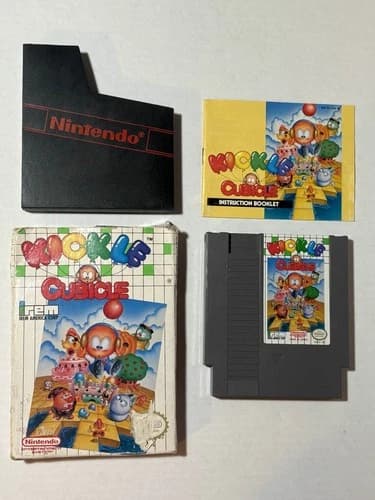 Kickle Cubicle - Nintendo Entertainment System, 1990 - NES CIB w/ manual