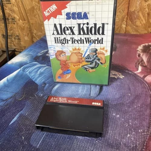 Alex Kidd: High-Tech World (Sega Master, 1989) Tested And Working