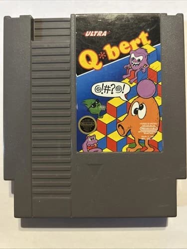 Q bert NES VG Conditon, Cleaned, Tested, Cart Only