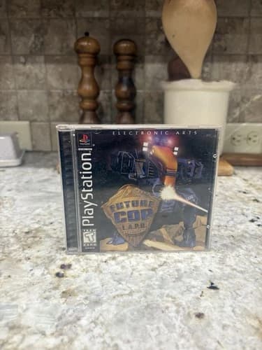 Future Cop LAPD Sony PlayStation 1 (PS1) Black Label Complete Manual CIB