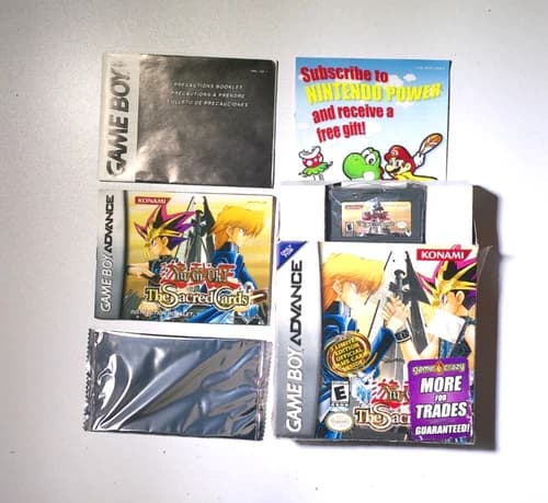 Yu-Gi-Oh The Sacred Cards (Nintendo Game Boy Advance) CIB Complete in Wrapper