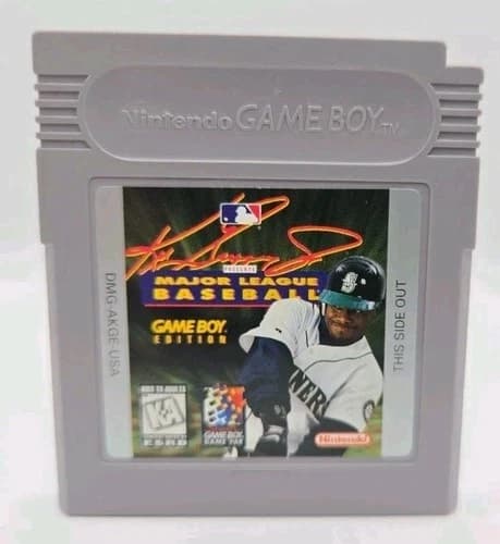 Ken Griffey Jr. Presents Major League Baseball (Nintendo Game Boy, 1997) Tested