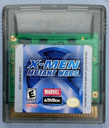 X-Men Mutant Wars Nintendo Gameboy Color Authentic Tested Cart Only