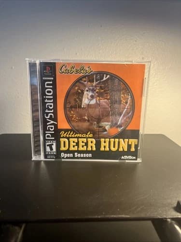 Cabela’s Ultimate Deer Hunt Open Season - Sony PS1 - Tested - Working - CIB