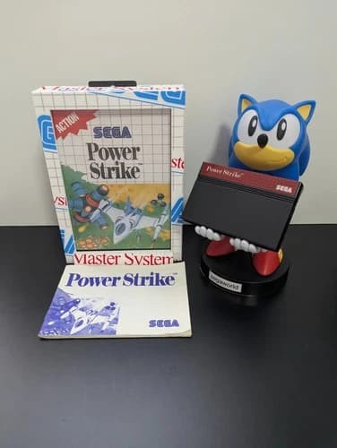 Sega Master System Power Strike Retrogame CIB