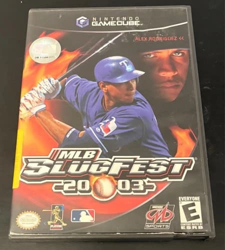 MLB SlugFest 2003 (Nintendo GameCube, 2002) Tested & Working