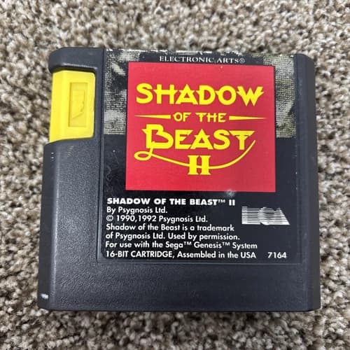 Shadow of the Beast II 2 (Sega Genesis, 1990) Authentic Tested Working