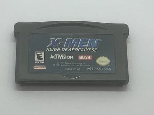 X-men Reign of Apocalypse Gameboy Advance Cartridge Only Tested