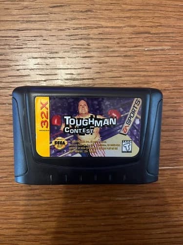 Toughman Contest Sega Genesis 32X game cartridge working great shape EA Sports