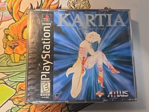 Kartia The Word of Fate (Sony PlayStation 1 PS1 1998) CIB Ships W. Protector