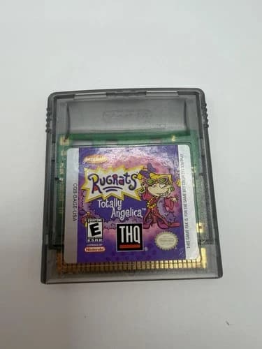 Rugrats: Totally Angelica (Nintendo Game Boy Color, 2000) GBC Tested & Working