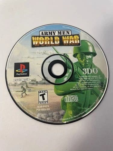 Army Men World War (Sony Playstation, PS1) Disc Only Tested