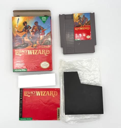 RETRO 1988 "Legacy of the Wizard" - Nintendo (NES) - Complete in Box (CIB)