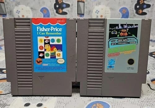 Rad Racer & I Can Remember (Nintendo Entertainment System NES) CLEANED & TESTED