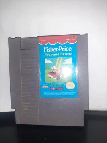 Authentic Fisher Price Firehouse Rescue for NES Tested Rare!
