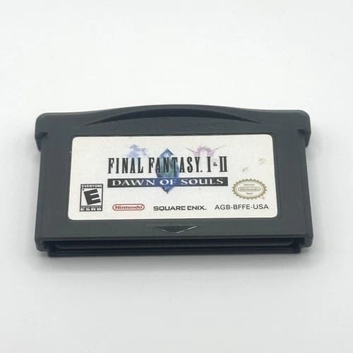 Final Fantasy 1 and 2 Dawn Of Souls (Gameboy Advance, 2004) GBA Tested